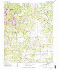 Spring Valley Arkansas Historical topographic map, 1:24000 scale, 7.5 X 7.5 Minute, Year 1958