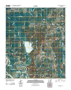 Spring Hill Arkansas Historical topographic map, 1:24000 scale, 7.5 X 7.5 Minute, Year 2011