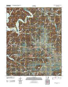 Spring Valley Arkansas Historical topographic map, 1:24000 scale, 7.5 X 7.5 Minute, Year 2011
