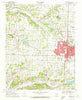 Springdale Arkansas Historical topographic map, 1:24000 scale, 7.5 X 7.5 Minute, Year 1970