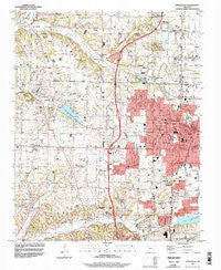 Springdale Arkansas Historical topographic map, 1:24000 scale, 7.5 X 7.5 Minute, Year 1994
