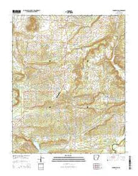 Springfield Arkansas Current topographic map, 1:24000 scale, 7.5 X 7.5 Minute, Year 2014