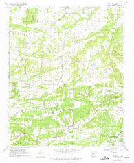 Springfield Arkansas Historical topographic map, 1:24000 scale, 7.5 X 7.5 Minute, Year 1962
