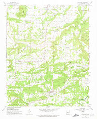 Springfield Arkansas Historical topographic map, 1:24000 scale, 7.5 X 7.5 Minute, Year 1962