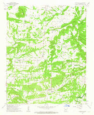 Springfield Arkansas Historical topographic map, 1:24000 scale, 7.5 X 7.5 Minute, Year 1962