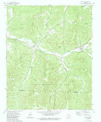 St. Paul Arkansas Historical topographic map, 1:24000 scale, 7.5 X 7.5 Minute, Year 1973
