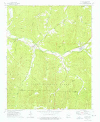 St. Paul Arkansas Historical topographic map, 1:24000 scale, 7.5 X 7.5 Minute, Year 1973