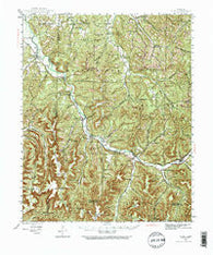 St. Paul Arkansas Historical topographic map, 1:62500 scale, 15 X 15 Minute, Year 1943