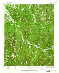St. Paul Arkansas Historical topographic map, 1:62500 scale, 15 X 15 Minute, Year 1943