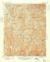 St. Paul Arkansas Historical topographic map, 1:62500 scale, 15 X 15 Minute, Year 1946