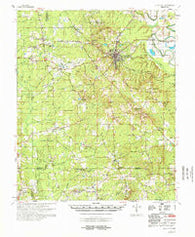 Star City Arkansas Historical topographic map, 1:62500 scale, 15 X 15 Minute, Year 1978