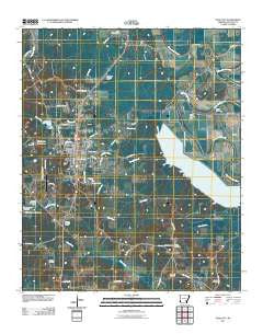 Star City Arkansas Historical topographic map, 1:24000 scale, 7.5 X 7.5 Minute, Year 2011