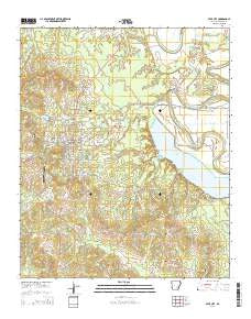 Star City Arkansas Current topographic map, 1:24000 scale, 7.5 X 7.5 Minute, Year 2014