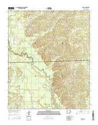 Staves Arkansas Current topographic map, 1:24000 scale, 7.5 X 7.5 Minute, Year 2014