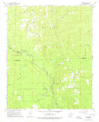 Staves Arkansas Historical topographic map, 1:24000 scale, 7.5 X 7.5 Minute, Year 1964