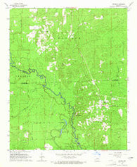 Staves Arkansas Historical topographic map, 1:24000 scale, 7.5 X 7.5 Minute, Year 1964