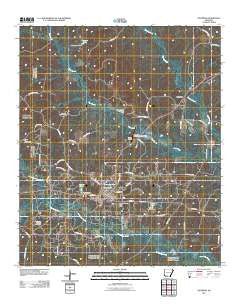 Stephens Arkansas Historical topographic map, 1:24000 scale, 7.5 X 7.5 Minute, Year 2011