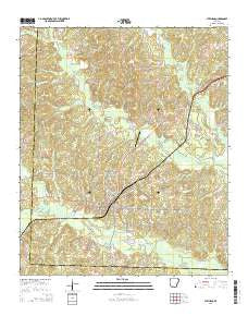Stephens Arkansas Current topographic map, 1:24000 scale, 7.5 X 7.5 Minute, Year 2014