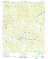 Stephens Arkansas Historical topographic map, 1:24000 scale, 7.5 X 7.5 Minute, Year 1969