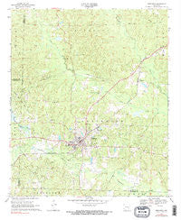 Stephens Arkansas Historical topographic map, 1:24000 scale, 7.5 X 7.5 Minute, Year 1969