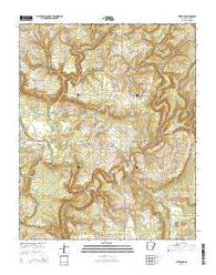 Steprock Arkansas Current topographic map, 1:24000 scale, 7.5 X 7.5 Minute, Year 2014
