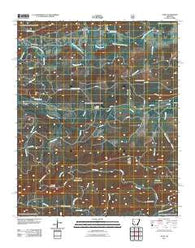 Steve Arkansas Historical topographic map, 1:24000 scale, 7.5 X 7.5 Minute, Year 2011