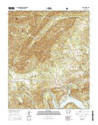 Story Arkansas Current topographic map, 1:24000 scale, 7.5 X 7.5 Minute, Year 2014