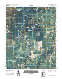 Strangers Home Arkansas Historical topographic map, 1:24000 scale, 7.5 X 7.5 Minute, Year 2011