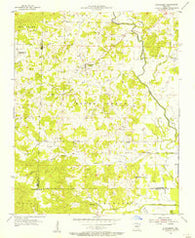 Strawberry Arkansas Historical topographic map, 1:24000 scale, 7.5 X 7.5 Minute, Year 1955