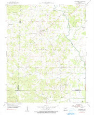 Strawberry Arkansas Historical topographic map, 1:24000 scale, 7.5 X 7.5 Minute, Year 1955