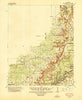 Strawberry Arkansas Historical topographic map, 1:62500 scale, 15 X 15 Minute, Year 1941