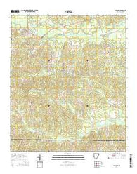 Strong Arkansas Current topographic map, 1:24000 scale, 7.5 X 7.5 Minute, Year 2014