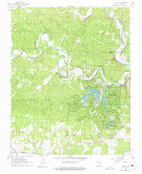 Stuart Arkansas Historical topographic map, 1:24000 scale, 7.5 X 7.5 Minute, Year 1962
