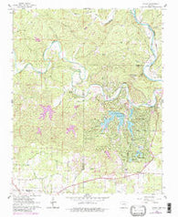 Stuart Arkansas Historical topographic map, 1:24000 scale, 7.5 X 7.5 Minute, Year 1962