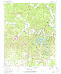 Stuart Arkansas Historical topographic map, 1:24000 scale, 7.5 X 7.5 Minute, Year 1962
