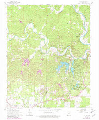 Stuart Arkansas Historical topographic map, 1:24000 scale, 7.5 X 7.5 Minute, Year 1962