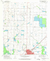 Stuttgart North Arkansas Historical topographic map, 1:24000 scale, 7.5 X 7.5 Minute, Year 1969