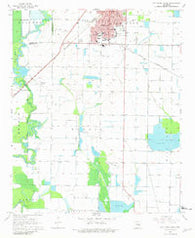 Stuttgart South Arkansas Historical topographic map, 1:24000 scale, 7.5 X 7.5 Minute, Year 1968
