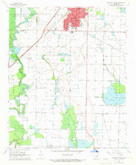 Stuttgart South Arkansas Historical topographic map, 1:24000 scale, 7.5 X 7.5 Minute, Year 1968