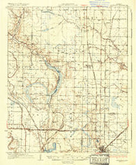 Stuttgart Arkansas Historical topographic map, 1:62500 scale, 15 X 15 Minute, Year 1937