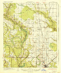 Stuttgart Arkansas Historical topographic map, 1:62500 scale, 15 X 15 Minute, Year 1937