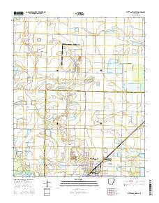 Stuttgart North Arkansas Current topographic map, 1:24000 scale, 7.5 X 7.5 Minute, Year 2014