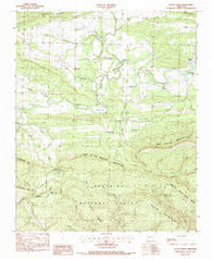 Sugar Grove Arkansas Historical topographic map, 1:24000 scale, 7.5 X 7.5 Minute, Year 1983