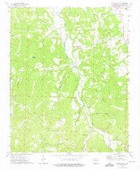 Sulphur City Arkansas Historical topographic map, 1:24000 scale, 7.5 X 7.5 Minute, Year 1973