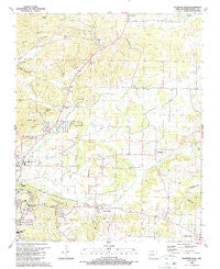 Sulphur Rock Arkansas Historical topographic map, 1:24000 scale, 7.5 X 7.5 Minute, Year 1989
