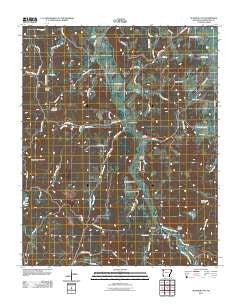 Sulphur City Arkansas Historical topographic map, 1:24000 scale, 7.5 X 7.5 Minute, Year 2011
