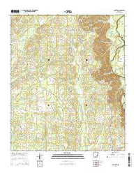 Sumpter Arkansas Current topographic map, 1:24000 scale, 7.5 X 7.5 Minute, Year 2014