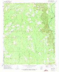Sumpter Arkansas Historical topographic map, 1:24000 scale, 7.5 X 7.5 Minute, Year 1971
