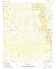 Sumpter Arkansas Historical topographic map, 1:24000 scale, 7.5 X 7.5 Minute, Year 1971