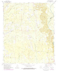 Sumpter Arkansas Historical topographic map, 1:24000 scale, 7.5 X 7.5 Minute, Year 1971